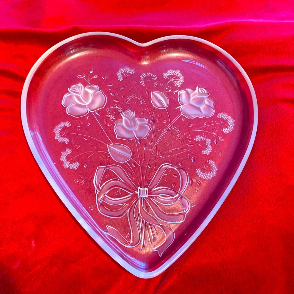 Mikasa crystal platter